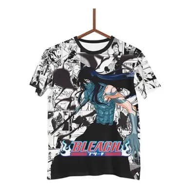 Camisa Camiseta Manga Bleach Ichigo Final Getsuga G0974
