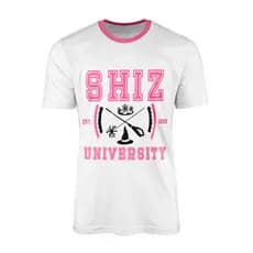 Camisa Wicked Filme Musical Team Glinda Shiz University Modelo Branco