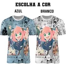 Camisa Anime Mangá Spy X Family Cour 2 Loid Yor Anya Forger