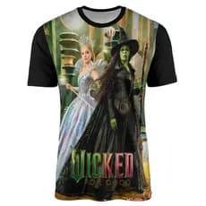 Camisa Filme Wicked For Good Parte 2 Musical Elphaba Glinda Ariana Grande