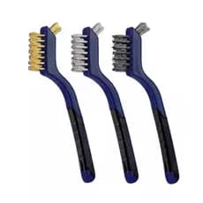 Kit Escova Vonixx Detalhamento Latão Nylon Aço Dupla Face