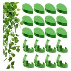 Kit 20 Folhas Clips Adesivos Fixação Parede Suporte Plantas