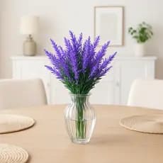 Kit 2 Buques de Lavanda Roxa Artificial Para Uma Decoração Linda E Perfeita