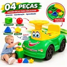 Totoca Quadriciclo Carrinho De Passeio Infantil Andador Totoka Menino meninas Presente