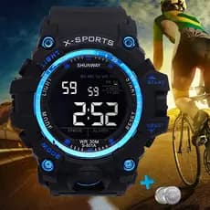 Relógios Relogio Masculino De Pulso Digital Prova Da Água Militar Com Caixa Esportivo Led Original
