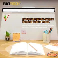 Recarregável Luminária De Mesa Sobrepor Bastão 45cm Grande 40Led Com Suporte Magnético Estudo Sem Fio Lâmpada Abajur