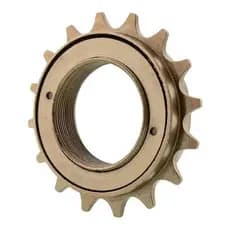 Catraca Roda Livre Bike 16 Dentes Esferada Dourada para Bicicleta