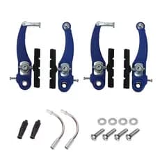 Kit Freio V-break Pino E Manete Nylon Com Regulagem Bike 16 20 24 26