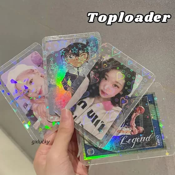 5/10pcs Carregador A Laser 35PT B8 Porta-Cartões Idol Photocard Protector Yugioh Pokemon Caixa De Cartão De Jogo