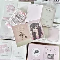 6pcs/set Mini Cartão De Felicitações