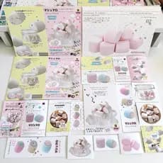 16 Pçs/Set Algodão Doces Vedação Adesivo Conjunto De Cartão De Felicitações Material De Embalagem Decoração DIY