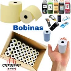 Rolo bobina térmica cx20 unidades