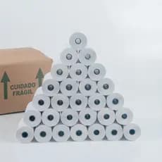 Bobina 57x12 para impressora  térmica 58mm e máquina de cartão