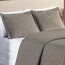 Kit Cobre Leito Ravena Casal Padrão/Queen/King3 Peças Matelado Micropercal 200 Fios