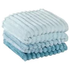 Manta Cobertor Degradê Fluffy Ultrasoft Macia Queen 2,40m X 2,20m