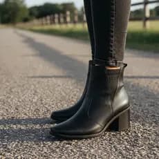 Piccadilly Bota Cano Curto Feminina Salto 6 cm  Ref. 368001 | Produto Original Piccadilly