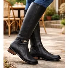 Pegada Bota Montaria Cano Longo Feminina Ref. 282064 | Produto Original em Couro Legítimo