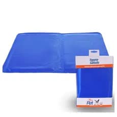 Tapete Gelado Refrescante para Pet Cachorros Gatos Portátil Gel 40cmx50cm Meu Pet - Tamanho M