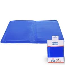 Tapete Gelado Refrescante para Pet Cachorros Gatos Portátil Gel 50cmx90cm Meu Pet - Tamanho GG