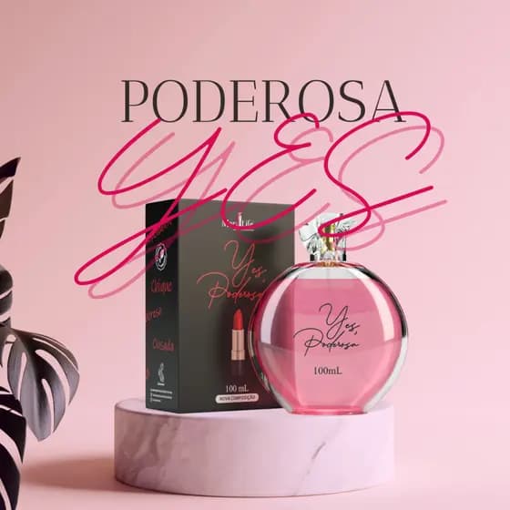 Perfume Yes Poderosa Mary Life 100mL Feminino Marcante Colônia Marcante Poderosa Envolvente Beleza