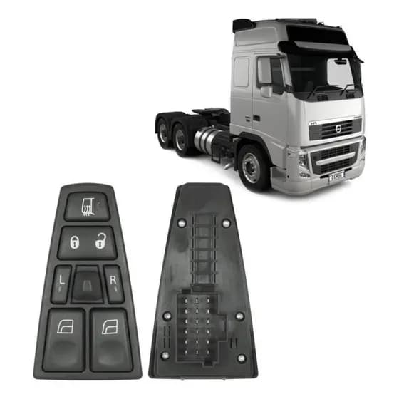 Botão Interruptor Vidro Elétrico Volvo Fh Fm Nh 2005 A 200