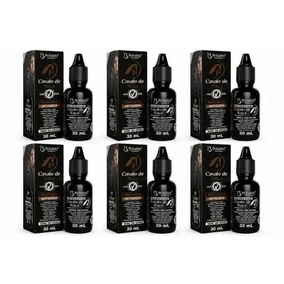 06 TÔNICO capilar 30ml Cavalo de Raça Bio Instinto Anti queda Crescimento Fios Capilar Nutrição