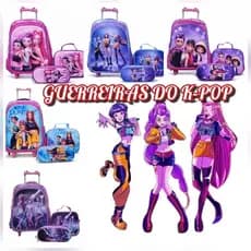 Kit mochila Gerreiras do K-Pop