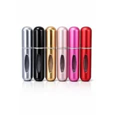 Mini Frasco Perfume Spray 5ml Recarregável Portátil Alumínio Luxo – Atomizador Bolsa Viagem