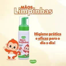 Higienizador para Mãos Limpinhas Bioclub 200ml – Proteção Delicada para Toda Família