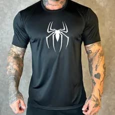 Camiseta Dry Fit Símbolo Aranha – Conforto e Estilo