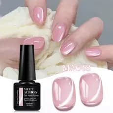 MEET ACROSS Esmalte Em Gel Magnético Com Luz De Água Soak Off Varnis UV Semipermanente 7ml