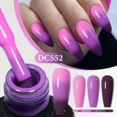 MTSSII 7ml Mudança De Cor Gel Térmico De Unhas Inverno Roxo Cores Vermelhas Semipermanentes Verniz De Arte