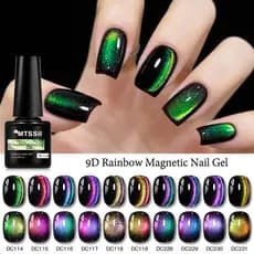 MTSSII 7ml Gato Gel Magnético Esmalte 9D Semi Permanente Nail Art Soak Off Verniz UV