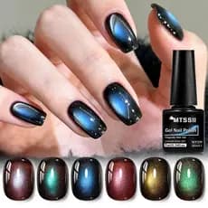 MTSSII 7ml Outono Azul Ímã Gel Misterioso Olhos De Gato Unhas Soak Off UV LED Verniz