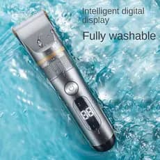 Estoque pronto Venda Novo estilo de barbearia de alta potência Máquina de cortar cabelo elétrica dedicada Máquina de cor