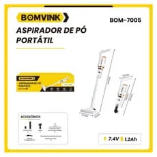 Mini Aspirador de Pó Portátil S Fio Carro casa recarregável