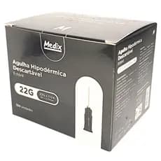 Agulha HiPodérmica Descartável 30x0,70mm Medix Cx C/100 Unid