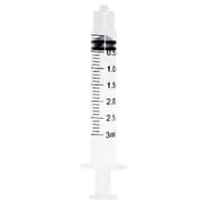 Seringa 3ml Descartável Bico Luer Lock Anvisa - Cx 100un