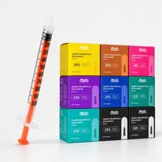 Kit 100 Seringa Tuberculina 1ml Sem Agulha + 100  Agulhas Hipodérmicas