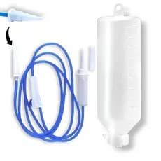 10 Equipos Escalonados + 10 Frascos Alimentação Enteral 500ml