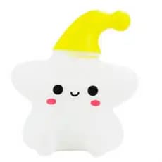 Luminária de Unicórnio Silicone Mesa Lâmpada Noturna Abajur Estrela Fofo Sensor Toque Touch Led Estrelinha E Únicornio