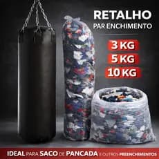 Retalhos para Enchimento de Saco de Pancada Almofadas Pufss Promoção