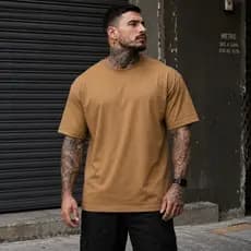 Camiseta Oversized Masculina Premium Streetwear Algodão Confortável