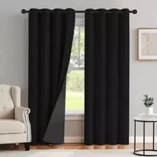 Cortina Blackout Corta Luz 2,80 X 1,80  Sala Quarto Preto