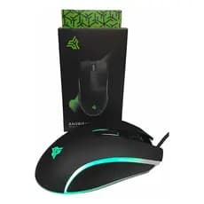 Mouse Gamer Anúbis Com Fio LED RGB Alta Precisão Óptico P/ PC Computador Notebook