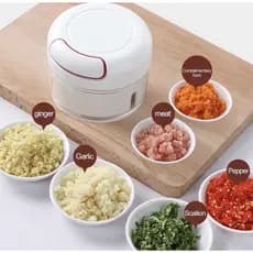 Mini Processador Triturador de Alimento Manual Utensílio Cozinha TX1122
