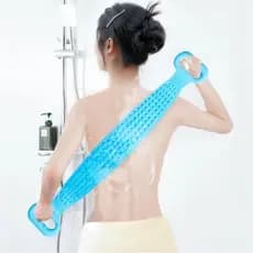 Esponja Silicone Massageadora Escova Banho Lava Corpo Todo Bucha Esfoliação SA379