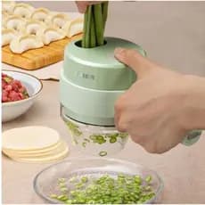 Cortador Triturador Elétrico Multifuncional Para Vegetais E Carnes Aço Inoxidável