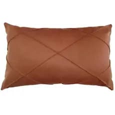 Capa de Almofada Retangular Baguete Suede Drapeada 50x30 Várias Cores Decorativas