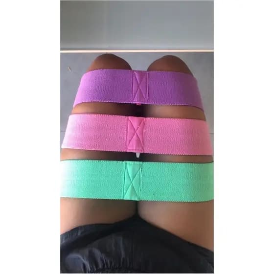 kit 3 Faixas Elásticas Para Treino de Exercício Academia Extensor